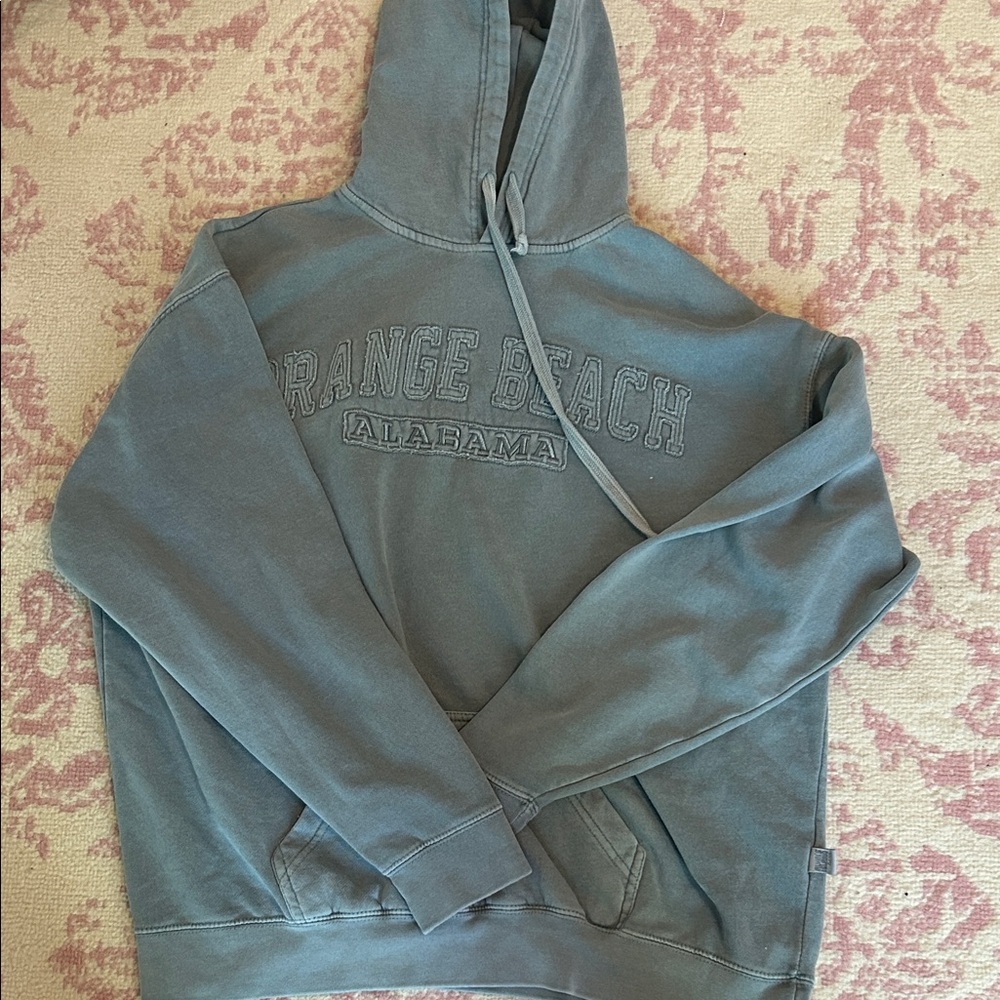 Gray Hooded Sweatshirt